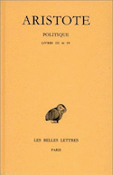 Politique, t. II, 1e p., liv. III-IV